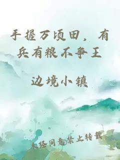 手握万顷田,有兵有粮不争王